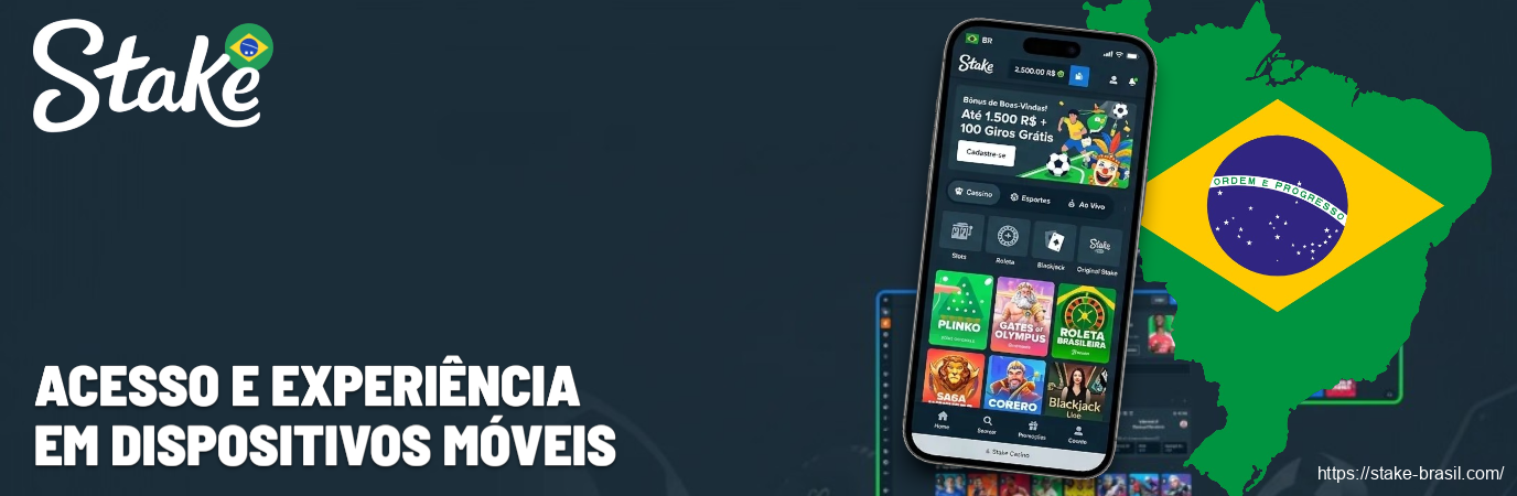 Acessibilidade Móvel Stake Cassino