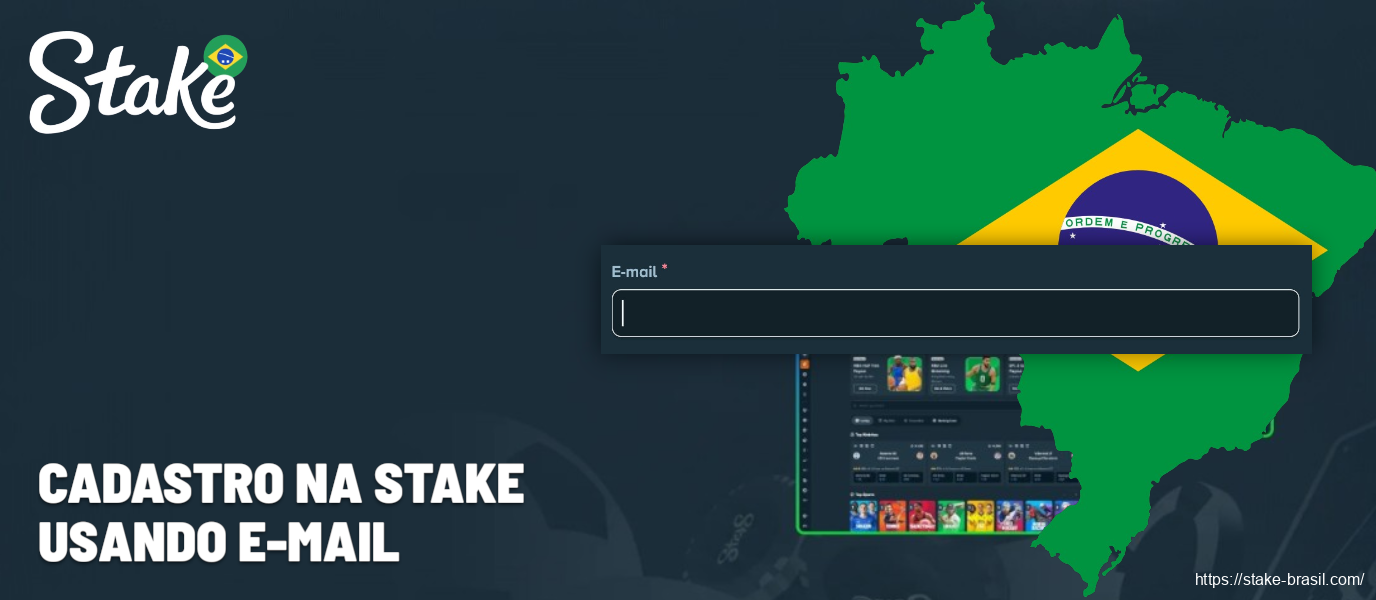 Cadastro na Stake Usando E-mail Cassino