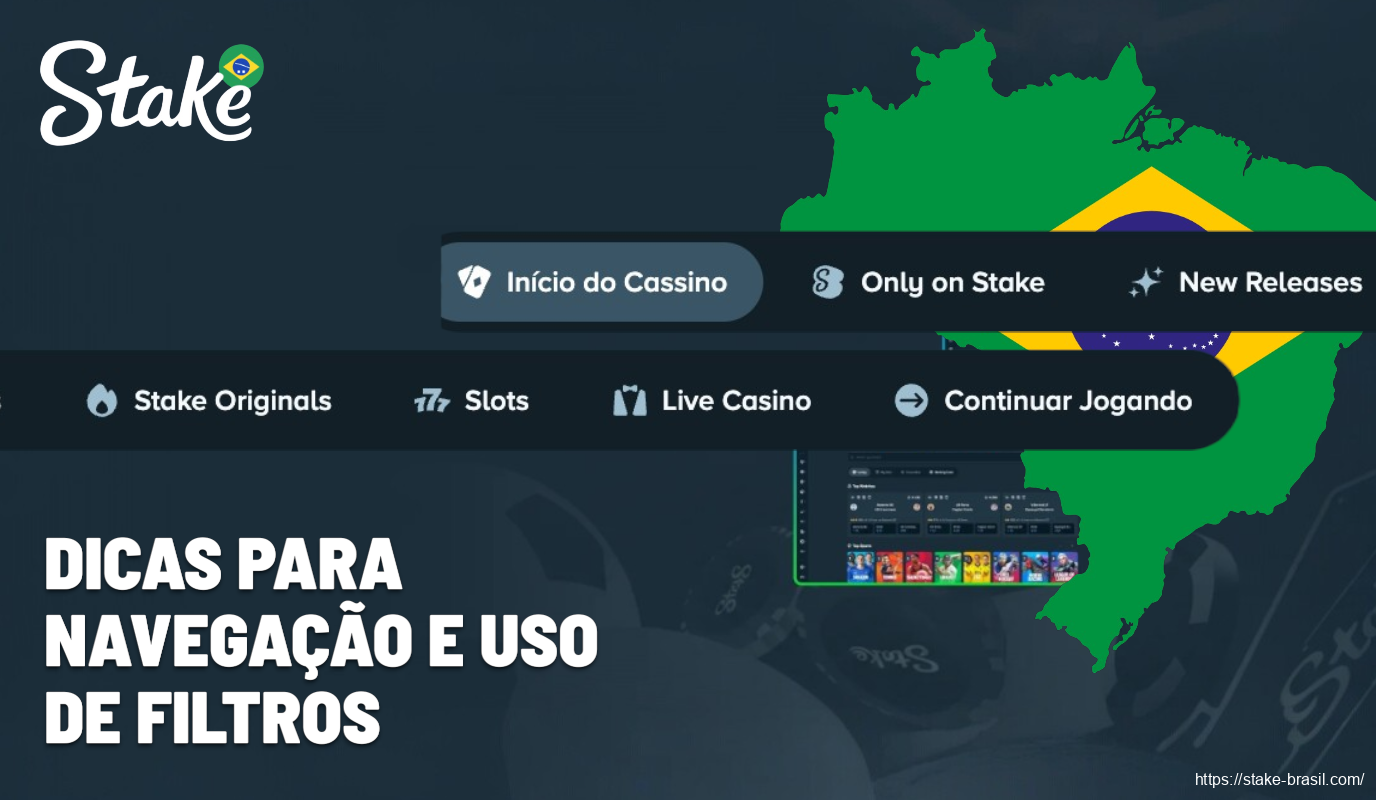 Dicas para Navegação e Uso de Filtros Stake