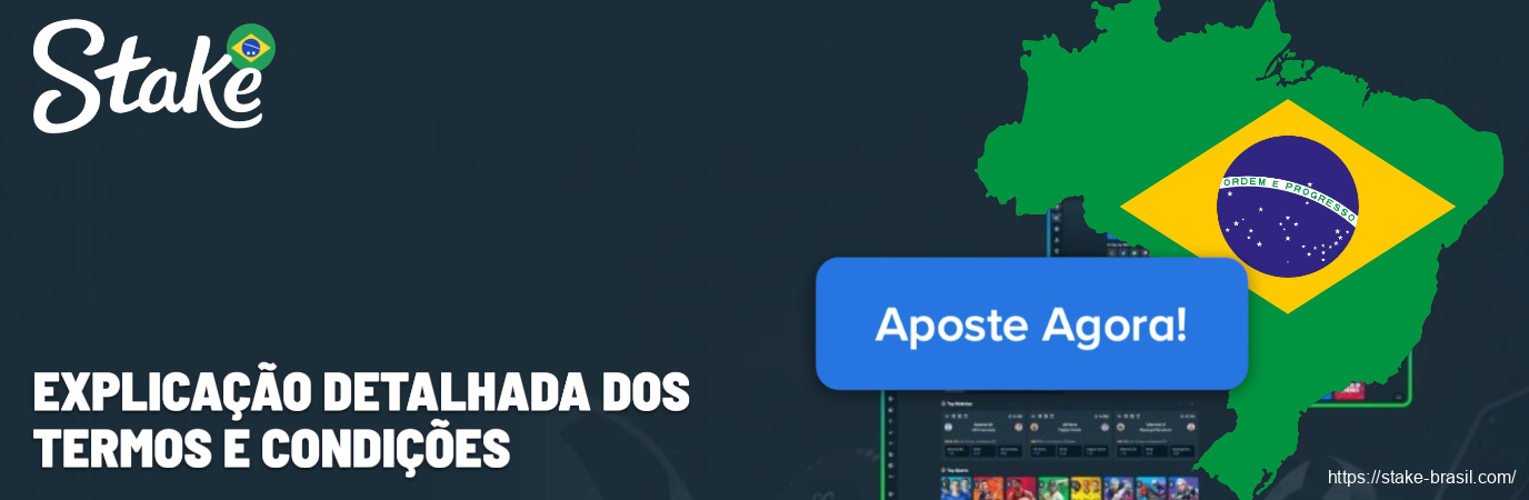 Explicação detalhada dos termos e condições Stake