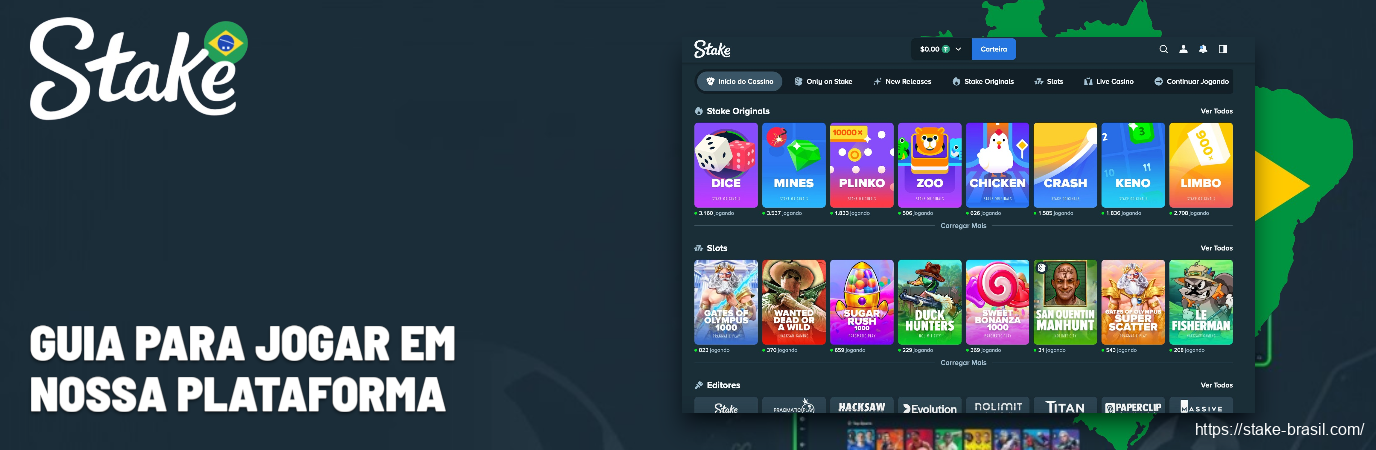 Guia para Jogar em Nossa Plataforma Stake