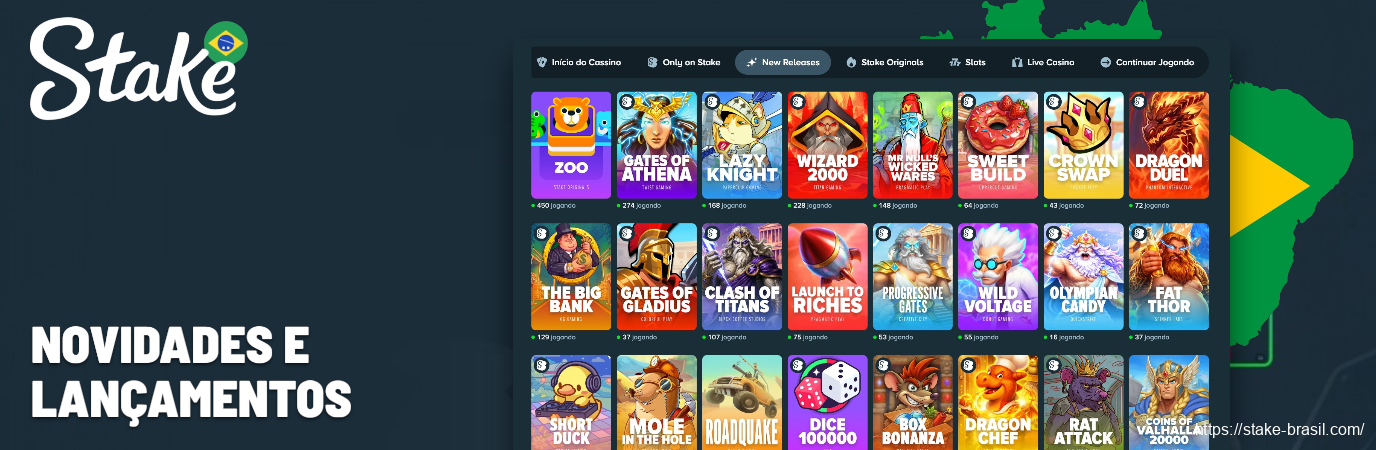 Novidades e Lançamentos Stake Cassino