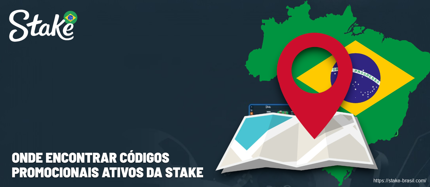 Onde encontrar códigos promocionais ativos da Stake Cassino