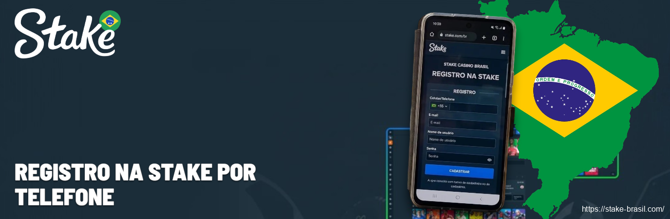 Registro na Stake por Telefone